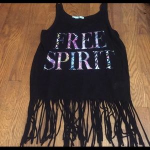 Maurices Tank Top With Fringe